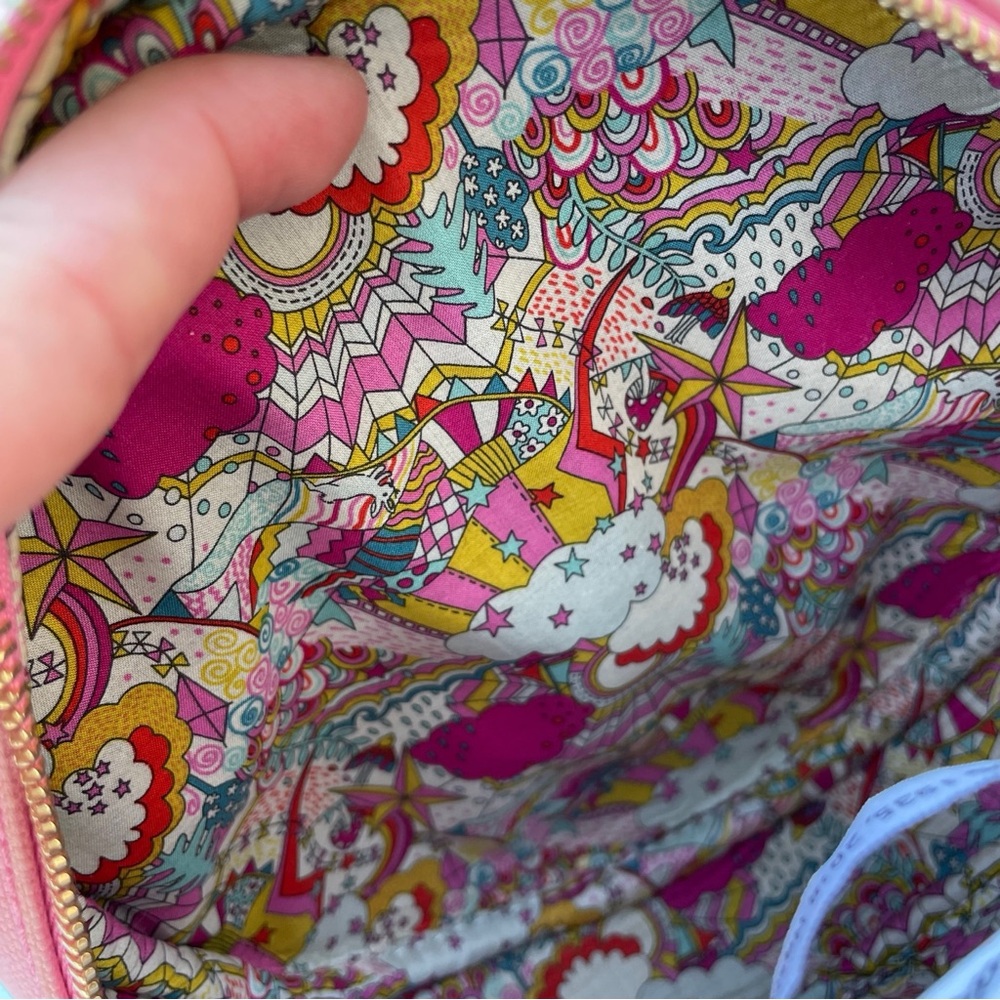 Olympia Le-Tan Monopoly Community Chest bank error dizzie shoulder bag in pink - Picture 14 of 16